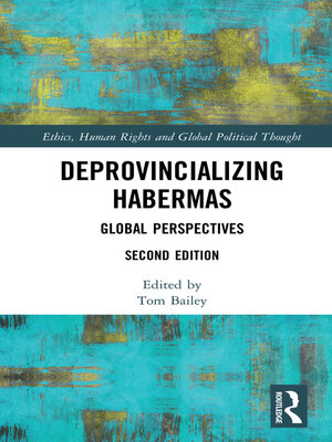 cover image of Deprovincializing Habermas